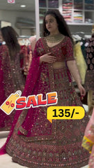 Bridal Full Heavy With 9 Meter Flair Lehenga