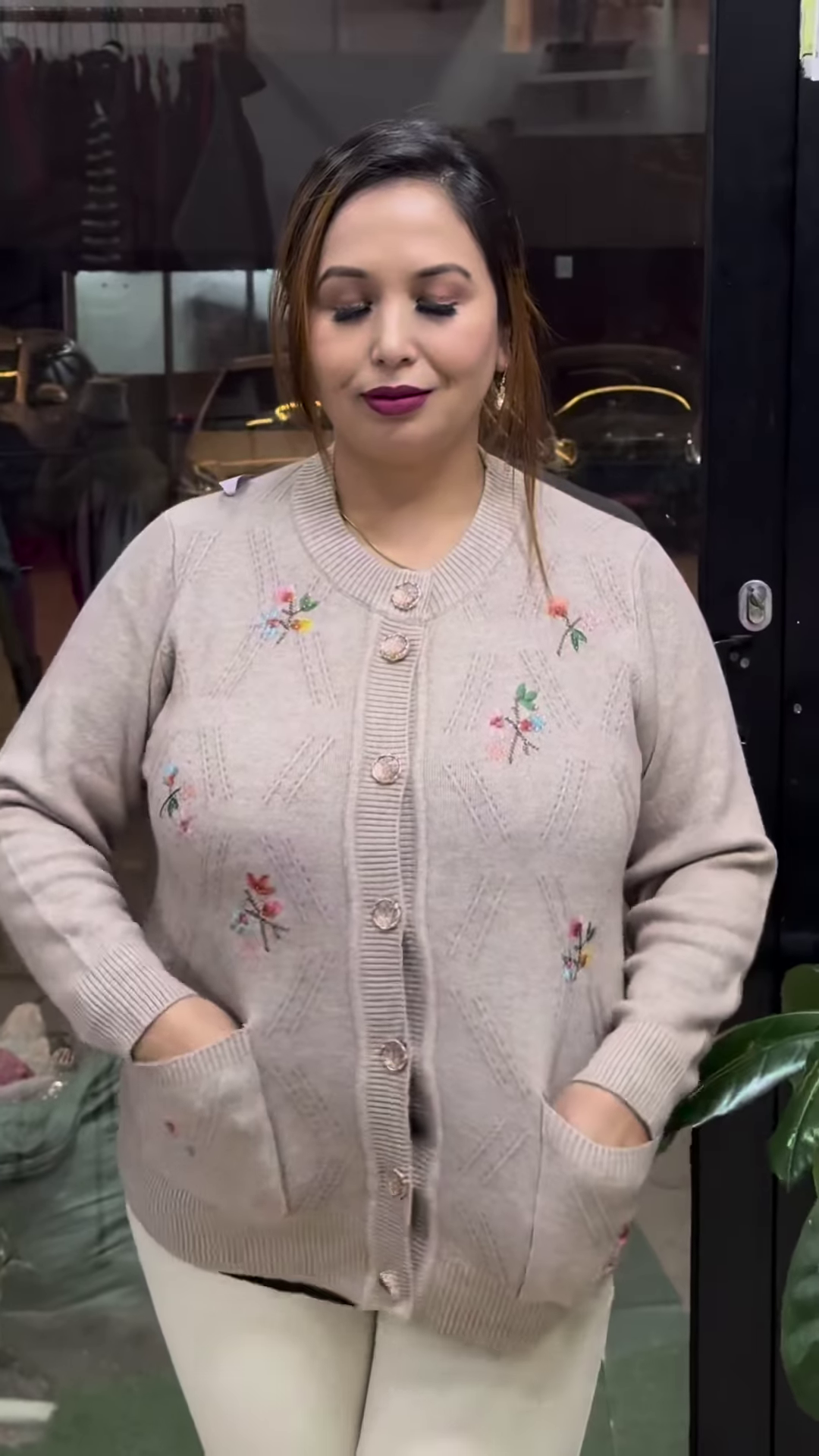 Embroidered Knit Cardigans π§₯πΈ β Available in 10 Vibrant Colors with Floral & Textured Detailing - Image 2