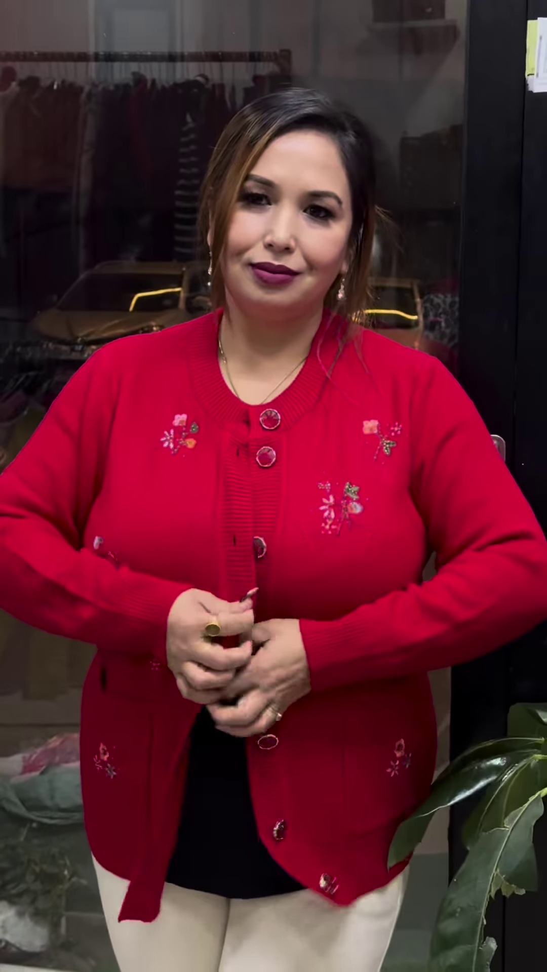 Embroidered Knit Cardigans π§₯πΈ β Available in 10 Vibrant Colors with Floral & Textured Detailing - Image 6