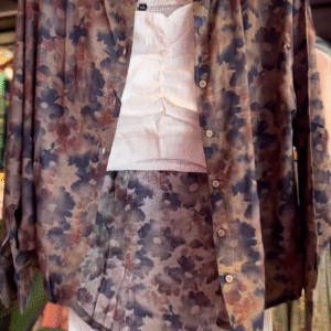 Urban Boho β Abstract Print Linen Co-ord Set