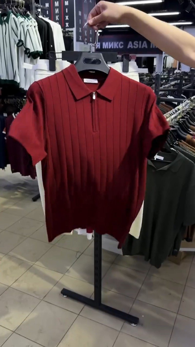 Urban Minimalist Ribbed Knit Polo & Trouser Set โ Available in Deep Burgundy & Classic White - Image 2